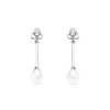Pendientes De Novia Marquesa De Pembroke Oro Blanco 18K Perla<Alda Joyeros Best Sale