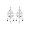 Pendientes De Novia Zulema Oro Blanco 18K Lapidados<Alda Joyeros Hot