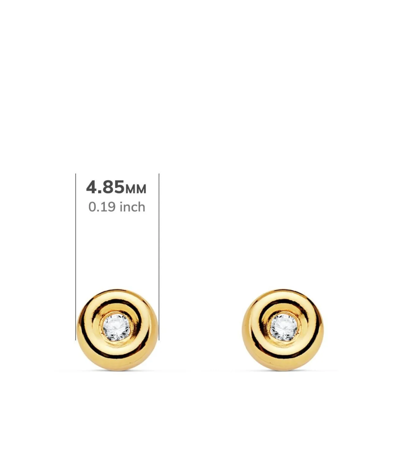 Pendientes Delicia Diamantes 0.030 Qtes. Oa 18K<Alda Joyeros Store