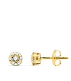 Pendientes Diamantes Lyanna 0.254 Qts Oro 18K<Alda Joyeros Outlet