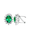 Pendientes Eowyn Oro 18K Esmeralda Y Diamantes<Alda Joyeros Best