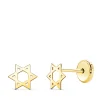 Pendientes Estrella De David Oro 18K 6Mm<Alda Joyeros Shop
