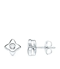 Pendientes Estrella Diamantes 0.100 Qtes. Ob 18K<Alda Joyeros Outlet