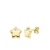 Pendientes Flor Oro Amarillo 18 K 8Mm<Alda Joyeros Shop