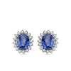 Pendientes Galadriel Oro 18K Zafiro 4.94 Q Diamantes<Alda Joyeros Online