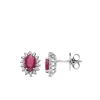 Pendientes Jasmin 0.28 Qtes.18 Ktes Rubi<Alda Joyeros Sale