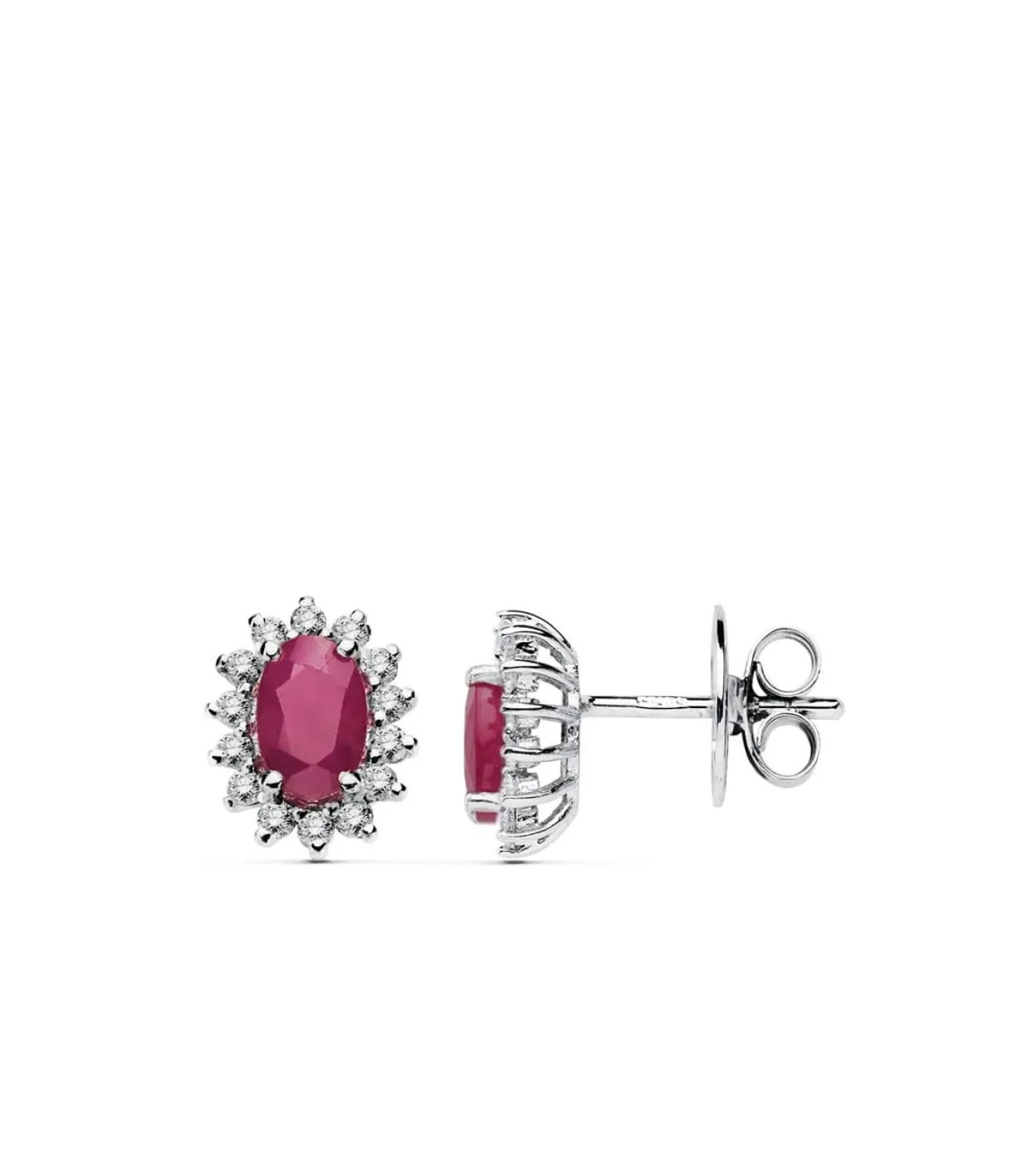 Pendientes Jasmin 0.28 Qtes.18 Ktes Rubi<Alda Joyeros Sale