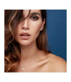 Pendientes Mujer Chaton Grano Oro Blanco 18K<Alda Joyeros Hot