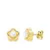 Pendientes Niña Flor Perla Oro Amarillo 18K 8 Mm<Alda Joyeros Hot