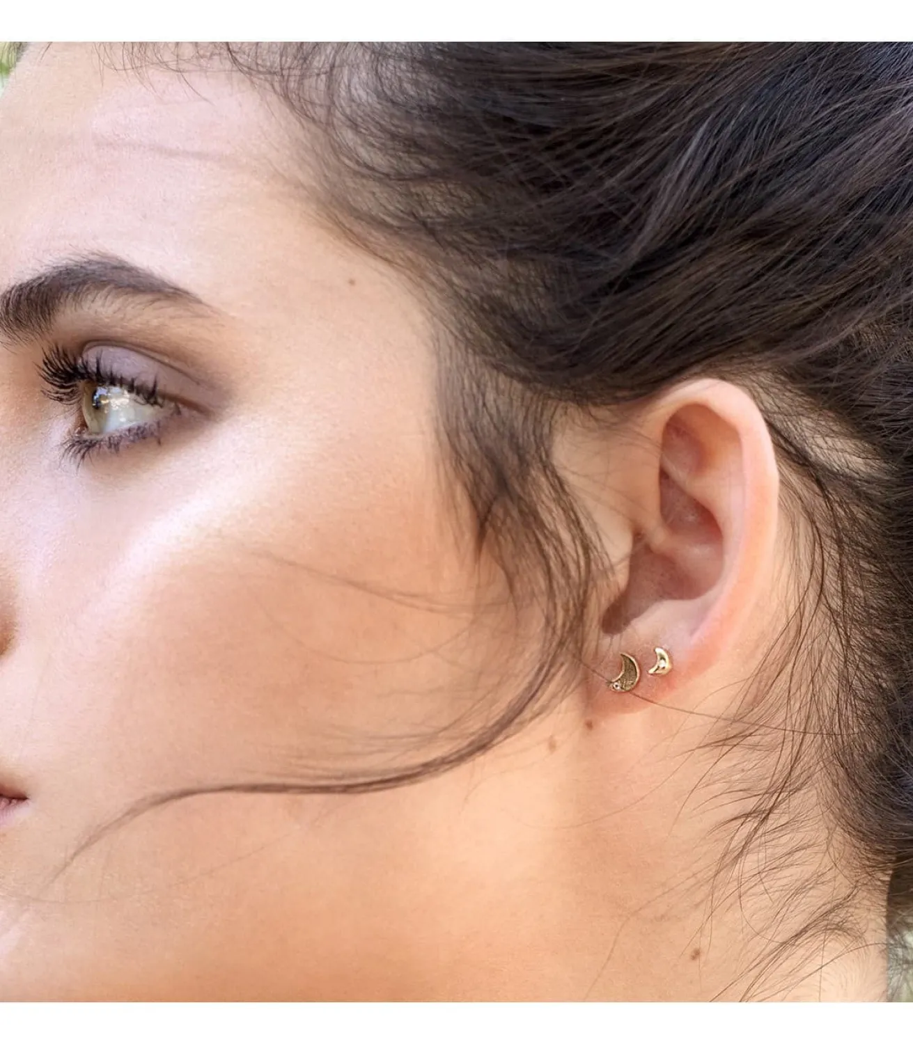 Pendientes Niña Oro 18K Moana Luna Line 6 Mm<Alda Joyeros Discount