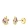 Pendientes Niña Unicornio Oro Amarillo 18K<Alda Joyeros Cheap