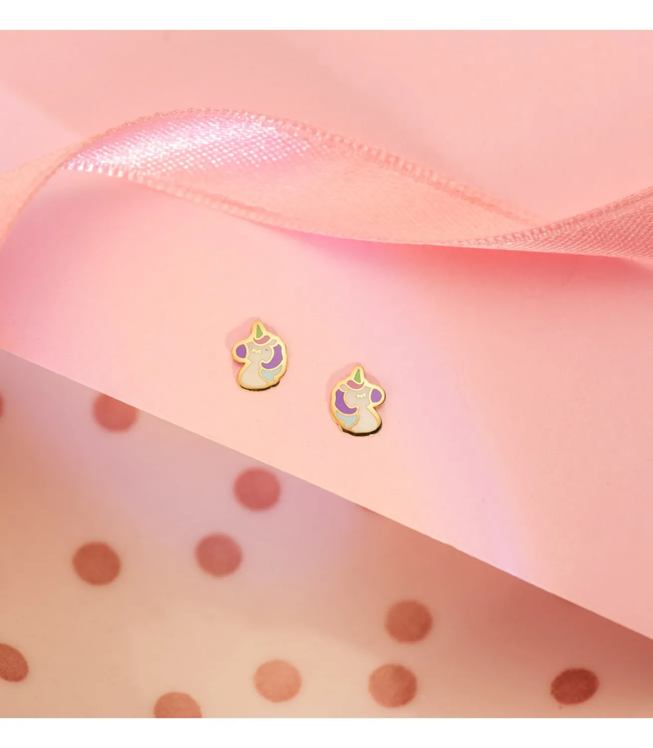 Pendientes Niña Unicornio Oro Amarillo 18K<Alda Joyeros Cheap