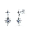 Pendientes Novia Casiopea Oro 18K London Blue<Alda Joyeros Sale