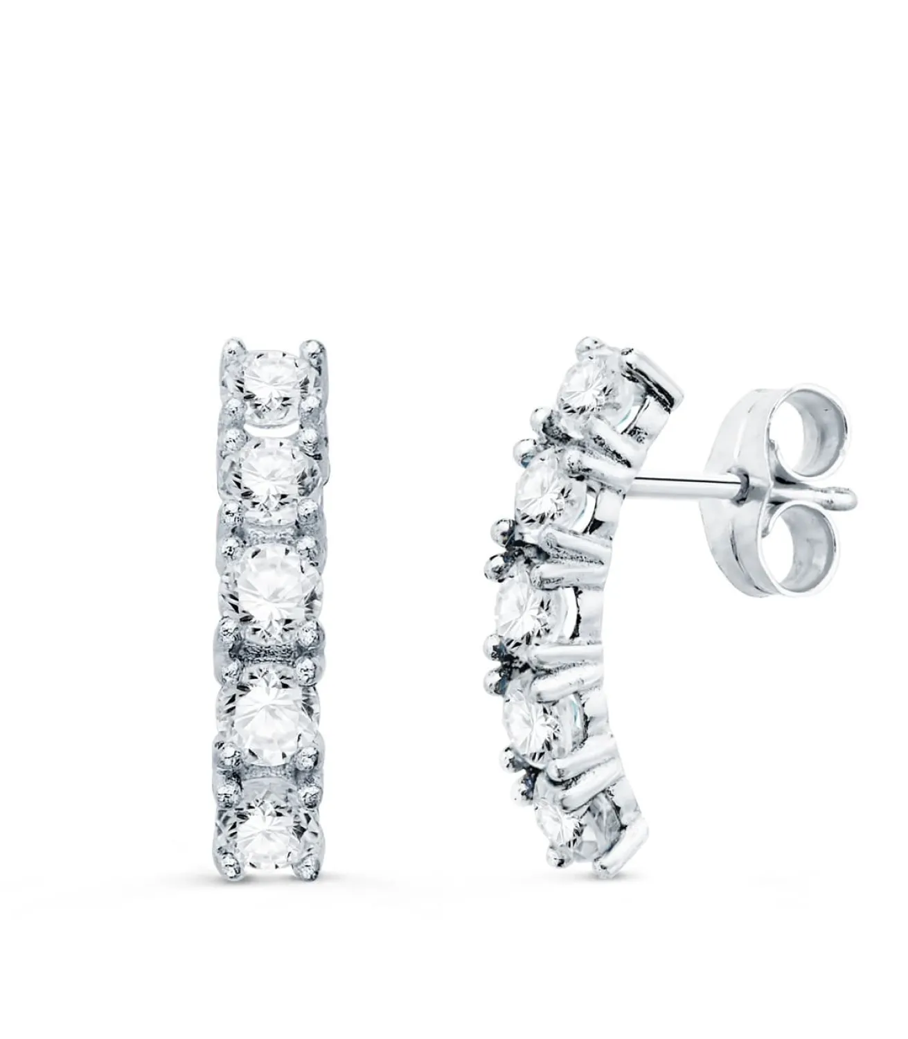 Pendientes Novia Chara Oro 18K Topacio Blanco<Alda Joyeros Cheap