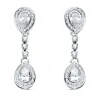 Pendientes Novia Grace Oro Blanco 18K 30Mm<Alda Joyeros Best