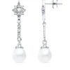 Pendientes Novia Iraide Oro Blanco 18K Perla<Alda Joyeros Cheap