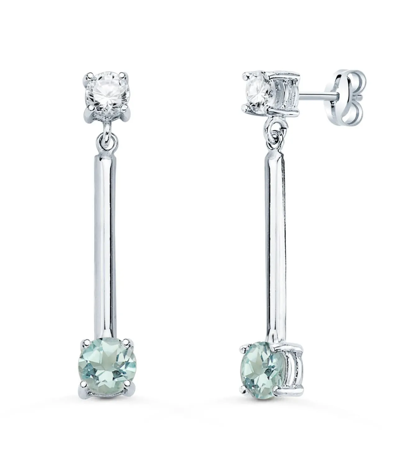 Pendientes Novia Lucero Oro 18K Topacio Azul<Alda Joyeros Cheap