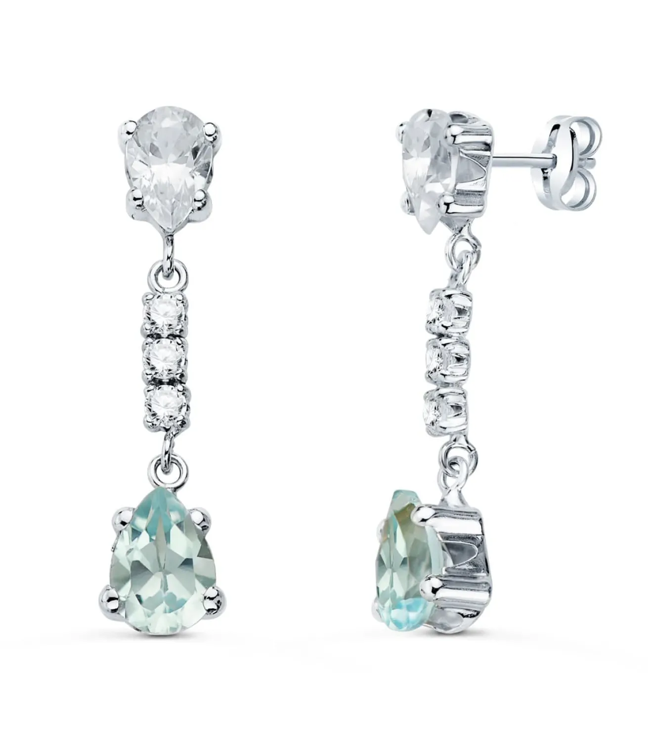 Pendientes Novia Volans Oro 18K Topacio Azul<Alda Joyeros Best