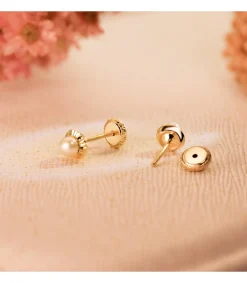 Pendientes Oro Amarillo Anabela 5 Mm 18 Ktes<Alda Joyeros New