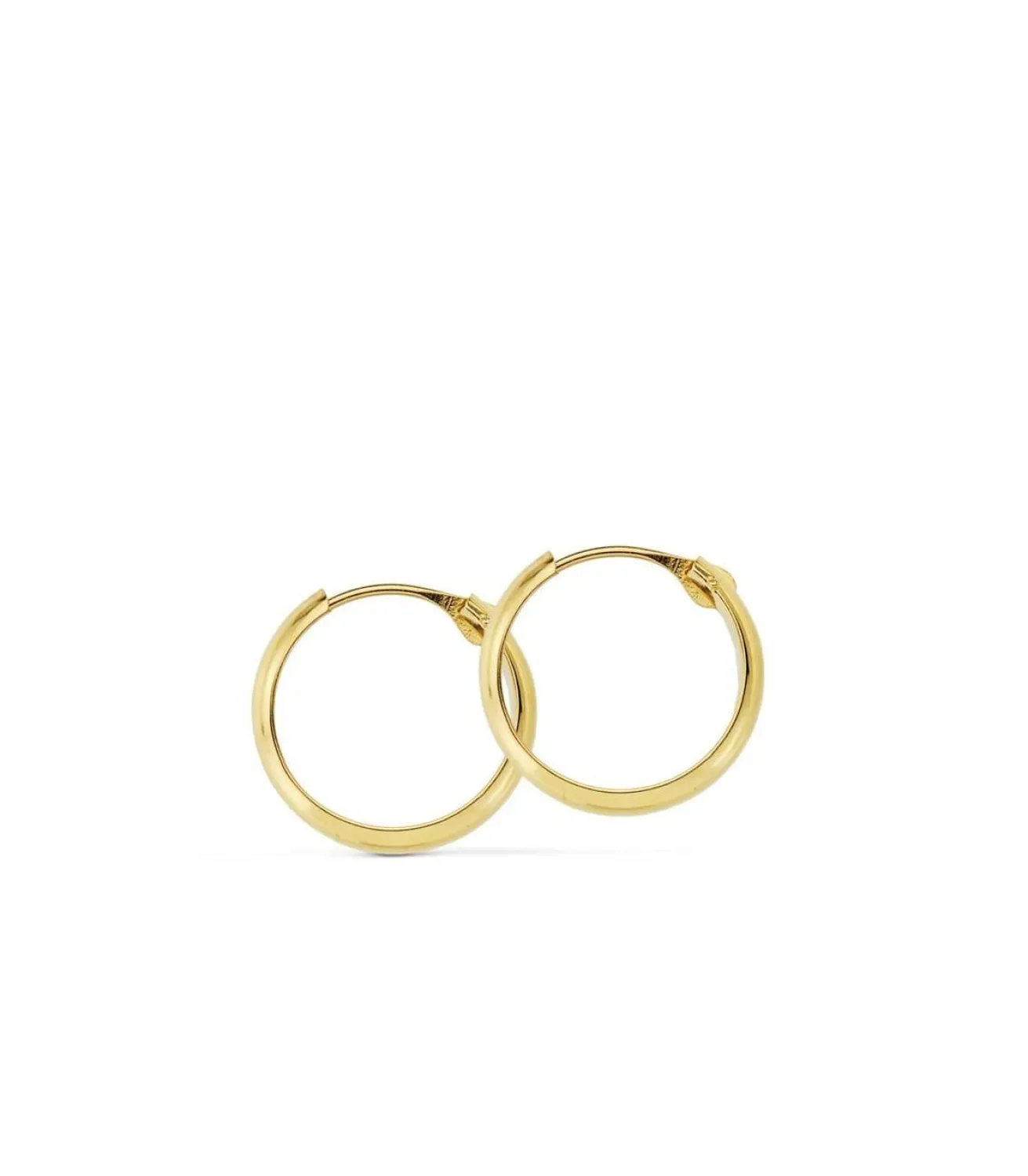 Pendientes Oro Amarillo Carmela 14Mm 18 Ktes<Alda Joyeros Online
