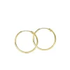 Pendientes Oro Amarillo Carmela Aros 20Mm 18 Ktes<Alda Joyeros Discount