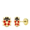Pendientes Oro Amarillo 18K Ladybug 8 Mm<Alda Joyeros Best