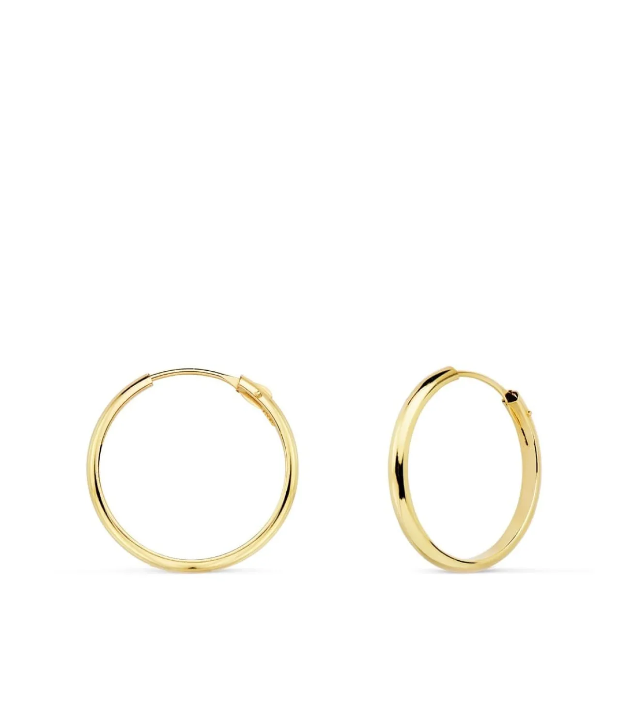 Pendientes Oro Amarillo Lupita 18Mm 18 Ktes<Alda Joyeros Discount