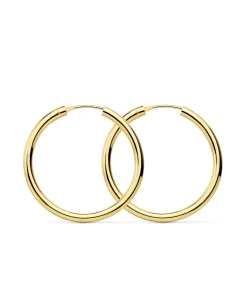 Pendientes Oro Amarillo Minerva 30Mm 18 Ktes<Alda Joyeros Outlet