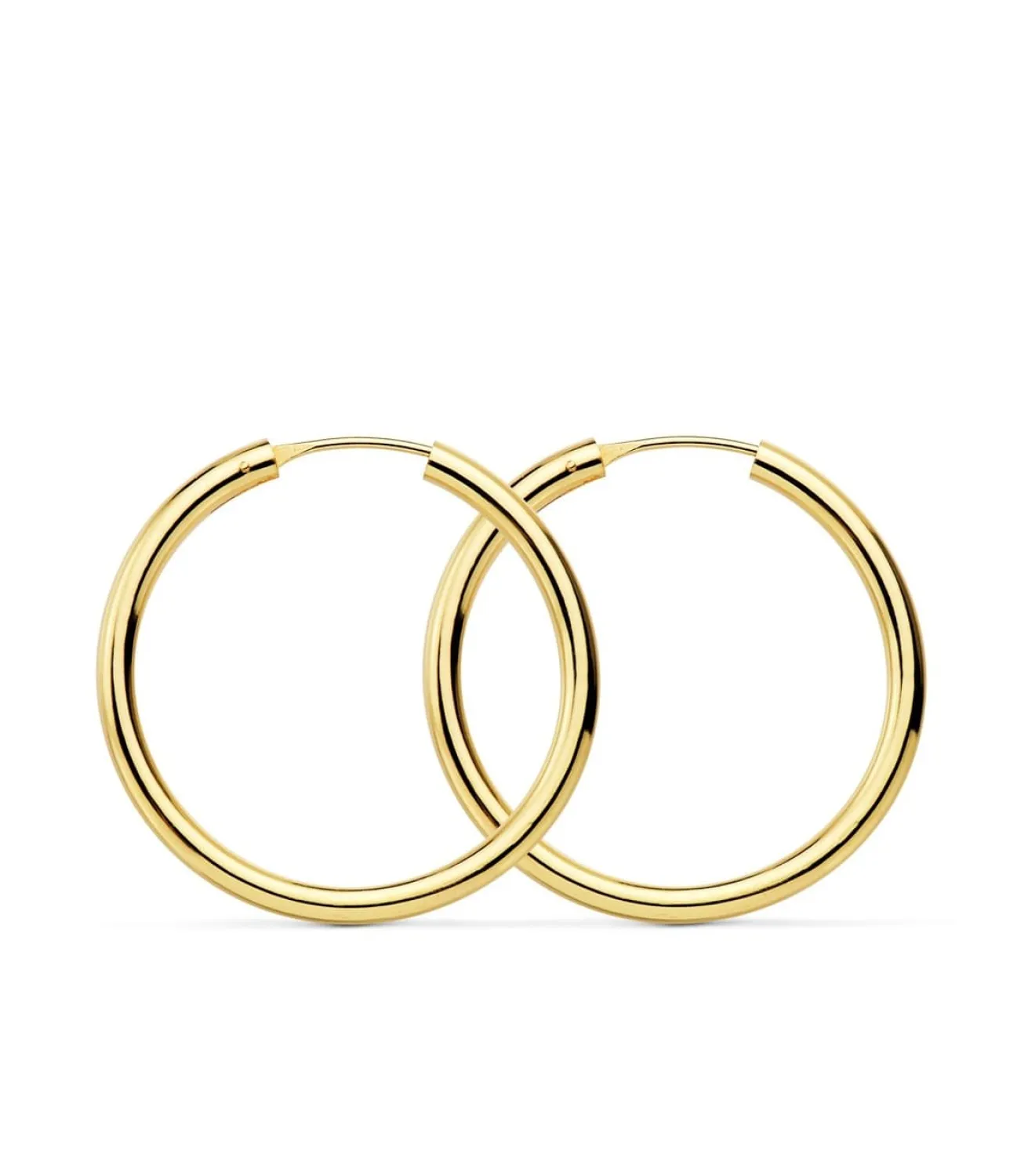 Pendientes Oro Amarillo Minerva 30Mm 18 Ktes<Alda Joyeros Outlet