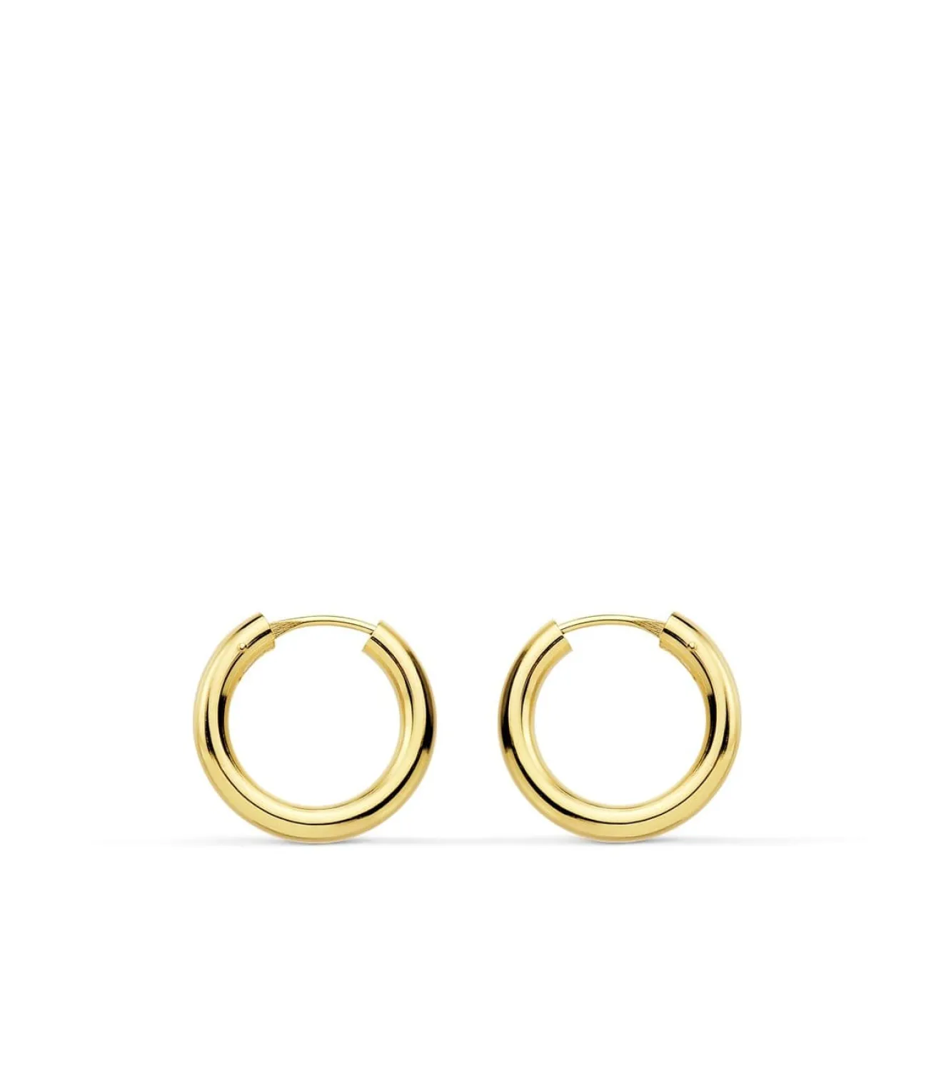 Pendientes Oro Amarillo Minerva 16Mm 18 Ktes<Alda Joyeros Hot