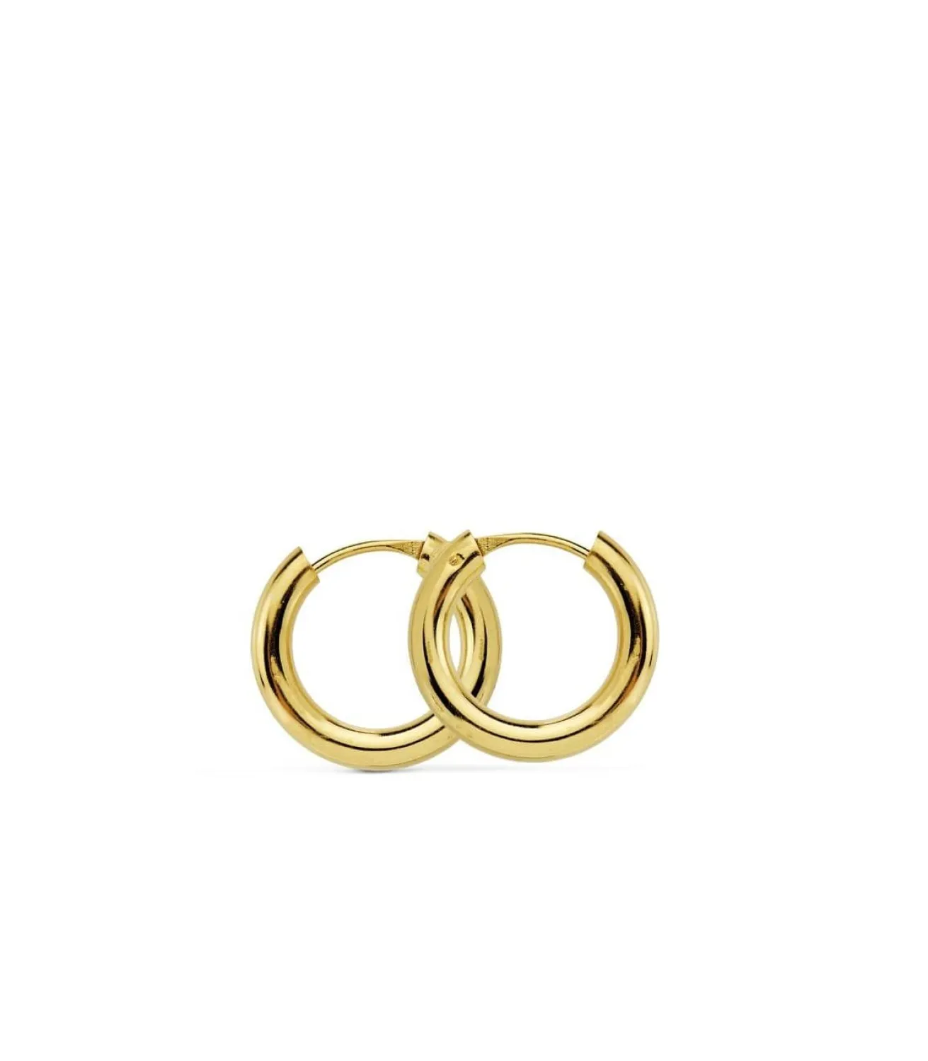 Pendientes Oro Amarillo Minerva 14Mm 18 Ktes<Alda Joyeros Store