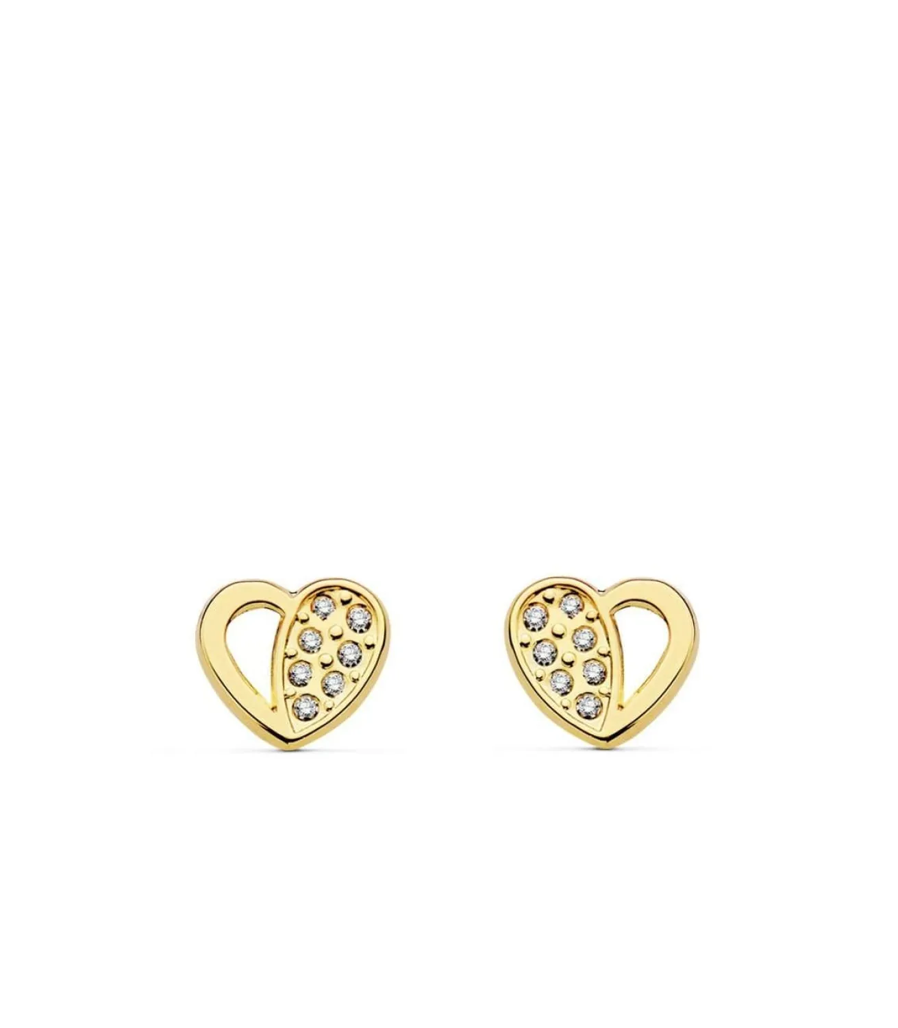 Pendientes Oro Ariadna Corazon 18 Ktes<Alda Joyeros Flash Sale