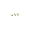 Pendientes Oro Bicolor Gaspara 18 Ktes<Alda Joyeros Discount