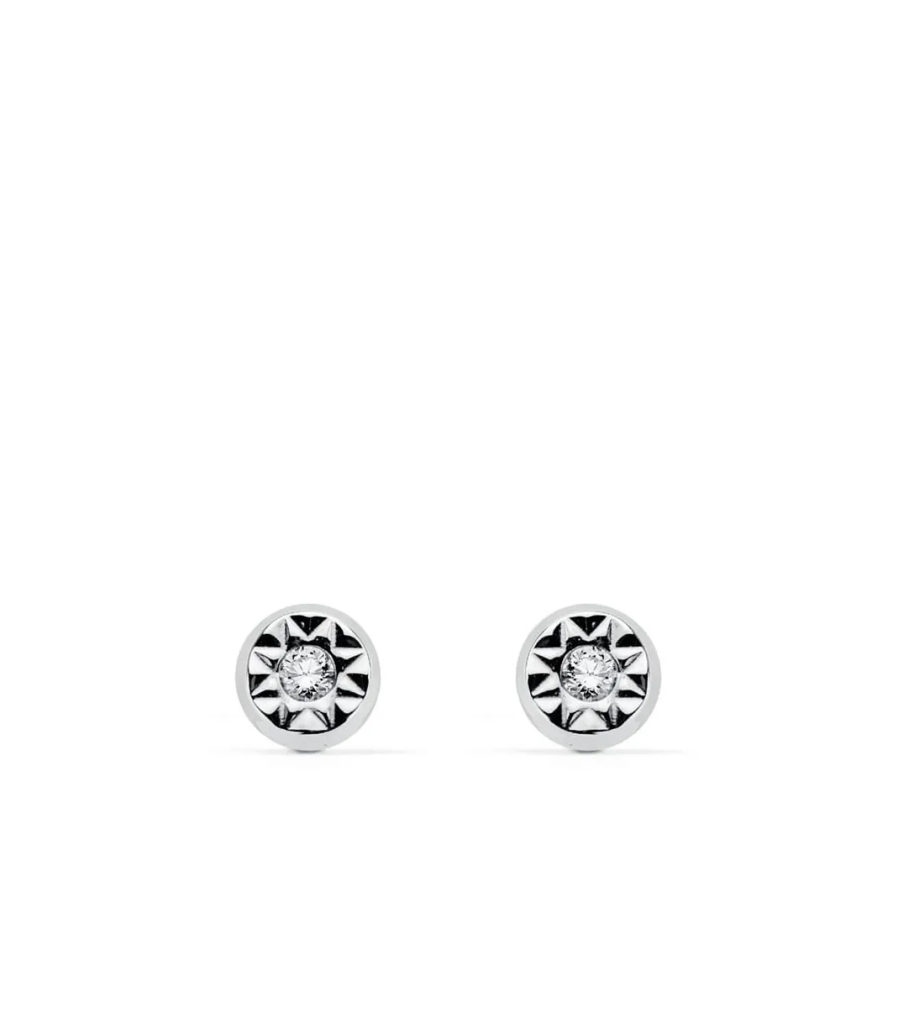 Pendientes Oro Blanco Antonela 5 Mm 18 Ktes<Alda Joyeros Discount