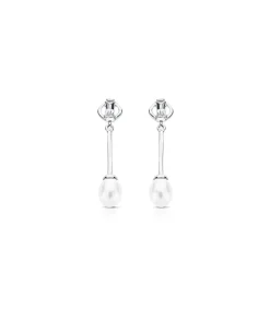 Pendientes Oro Blanco Enedina 18 Ktes<Alda Joyeros New