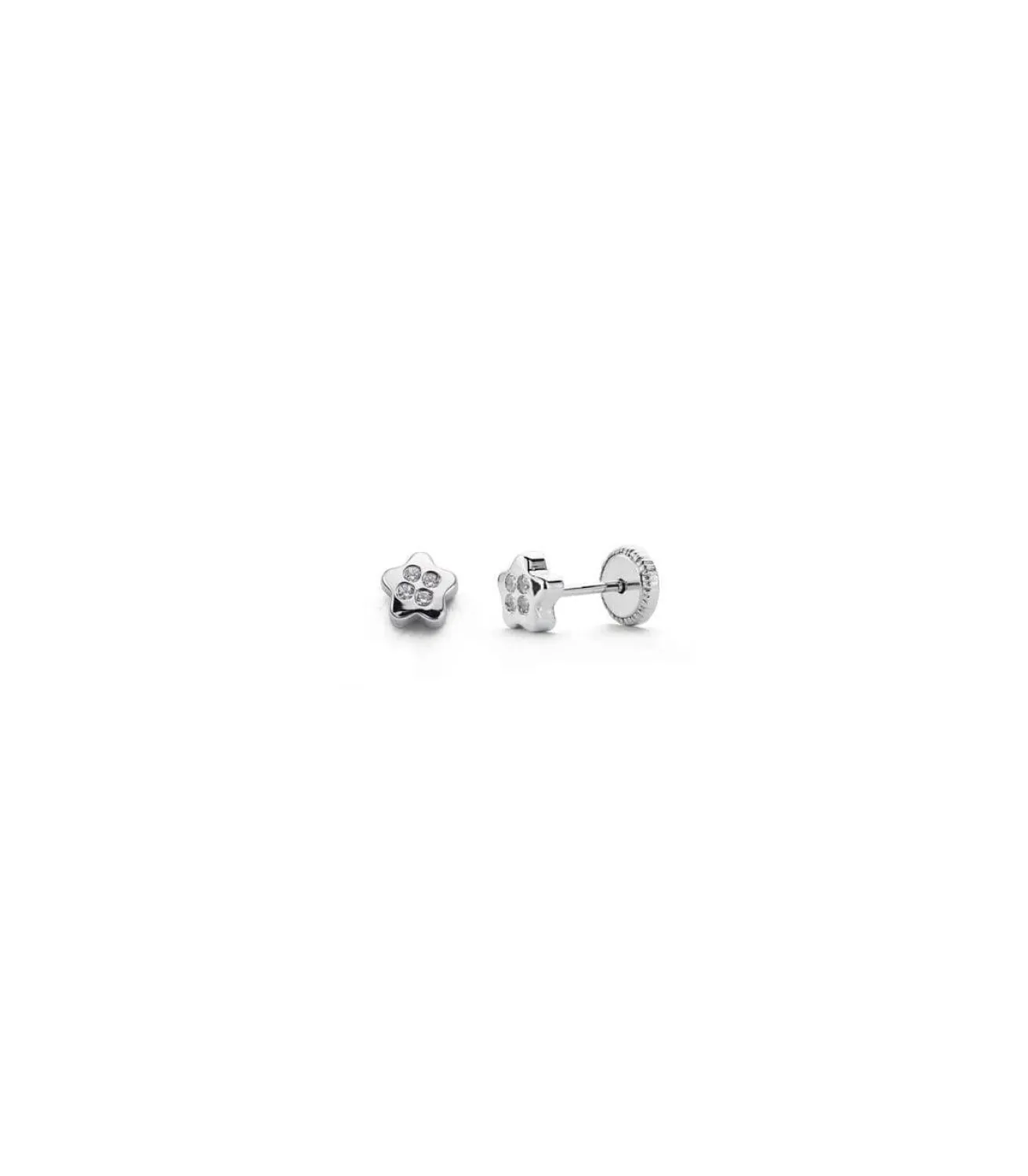 Pendientes Oro Blanco Galdina 18 Ktes<Alda Joyeros Hot