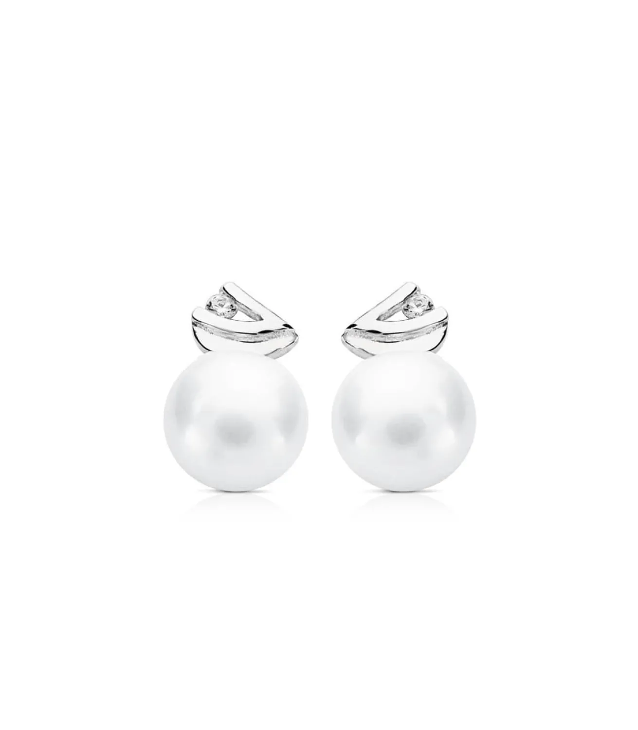 Pendientes Oro Blanco Kennocha 18 Ktes<Alda Joyeros Sale