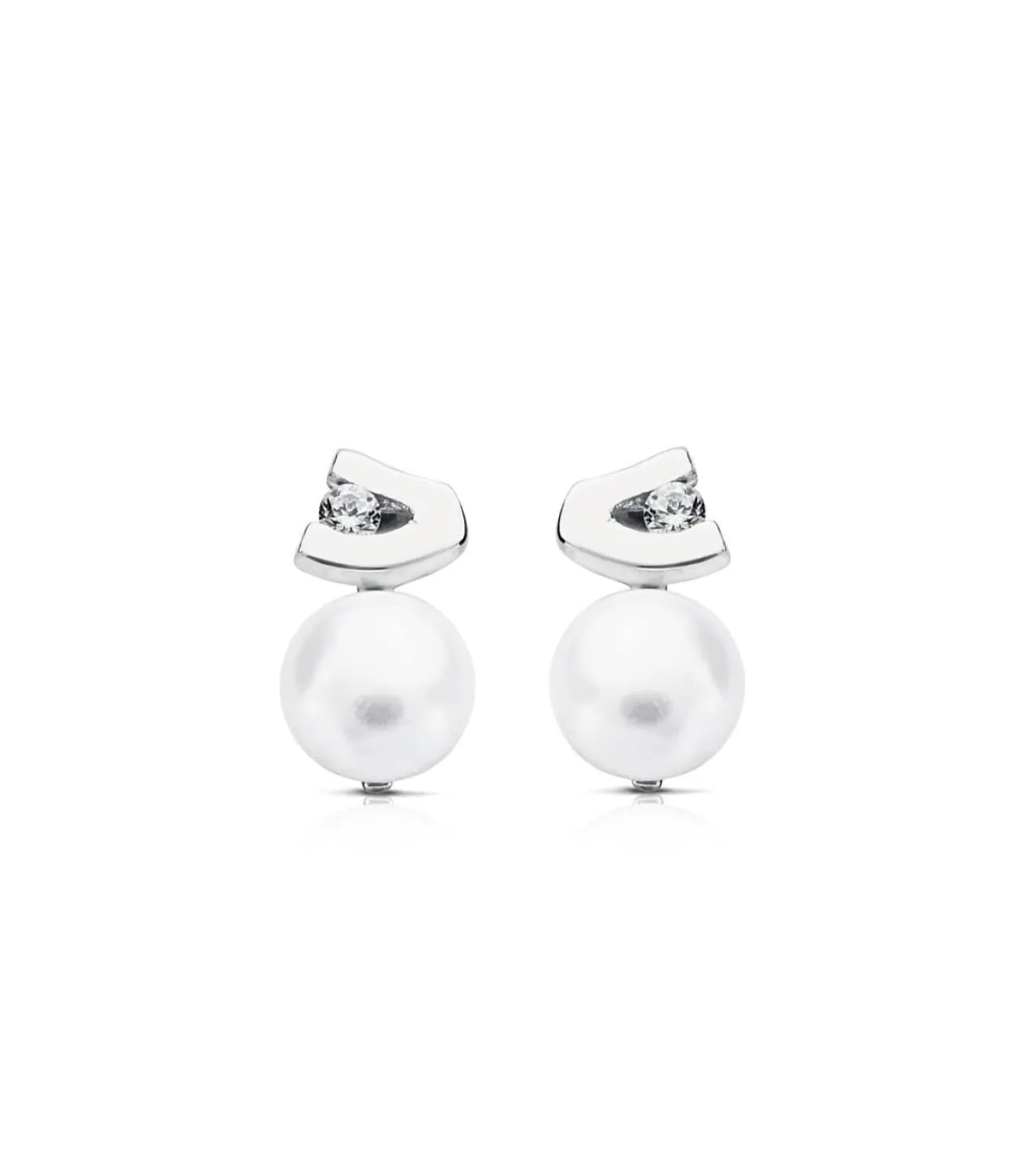 Pendientes Oro Blanco Treva 18 Ktes<Alda Joyeros Flash Sale