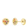 Pendientes Piedras Colores Oro 18K<Alda Joyeros Online