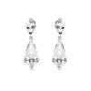 Pendientes Scherezade Oro Blanco 18K Lapidados<Alda Joyeros Best