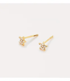 Pendientes Star Diamantes 0.060 Qtes. Oa 18K<Alda Joyeros Cheap