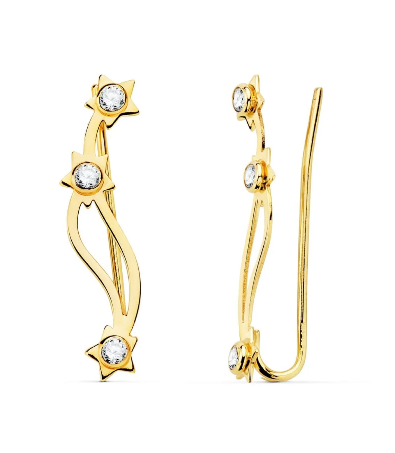 Pendientes Trepadores Constelacion Oro 18K<Alda Joyeros Sale
