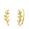 Pendientes Trepadores Hojas Oro 18K<Alda Joyeros Cheap