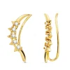 Pendientes Trepadores Peak Oro 18K<Alda Joyeros Online