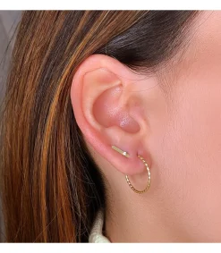 Pendientes Trepadores Petit Barra Oro 18K<Alda Joyeros Cheap