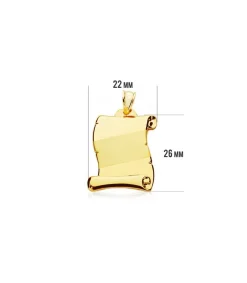 Pergamino Banda Oro Amarillo 18K 26Mm<Alda Joyeros Hot