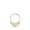 Piercing Aro Zircon Oro Amarillo 18K<Alda Joyeros Best