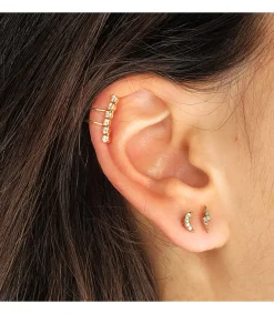 Piercing Mini Rayo Oro Amarillo 18K<Alda Joyeros Sale
