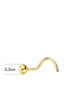 Piercing Nariz Mujer Oro 18K Bolita<Alda Joyeros Fashion