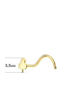 Piercing Nariz Mujer Oro 18K Trebol<Alda Joyeros Best